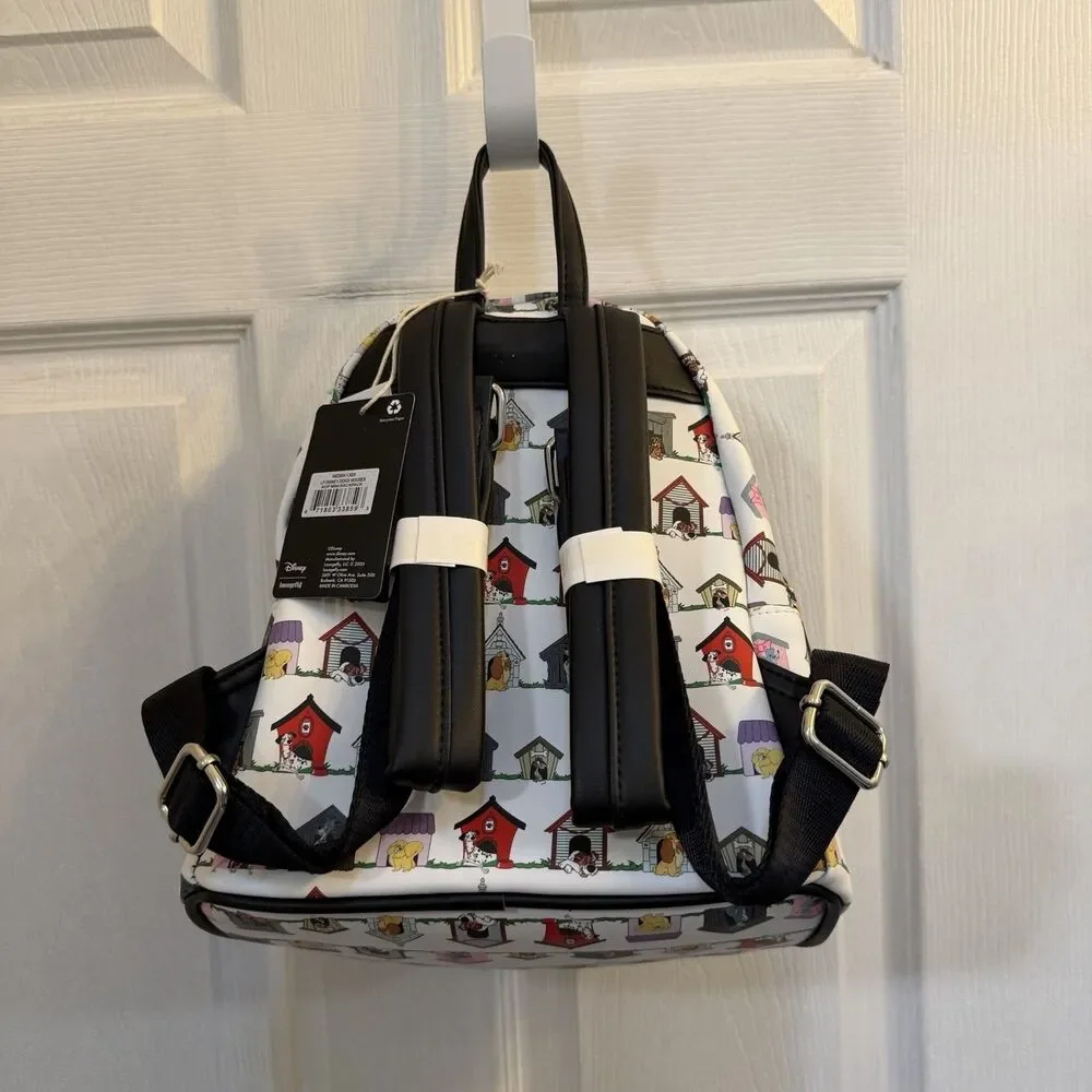 Disney Loungefly Lady & The Tramp Dogs Houses Mini Backpack NWT WDBK1305
